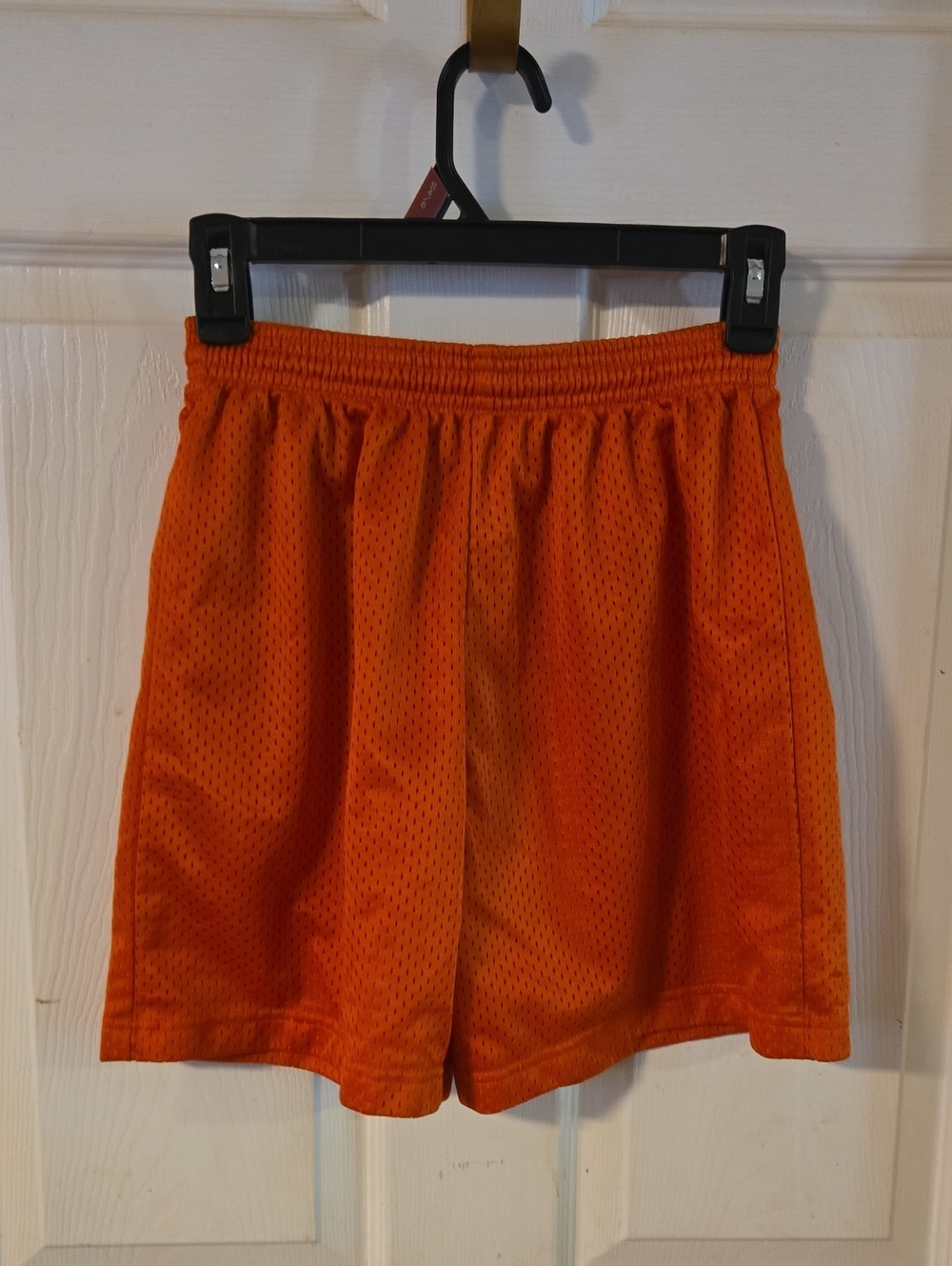 A4 Orange Athletic Mesh Shorts